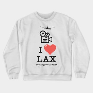 I Love LAX Los Angeles airport Crewneck Sweatshirt